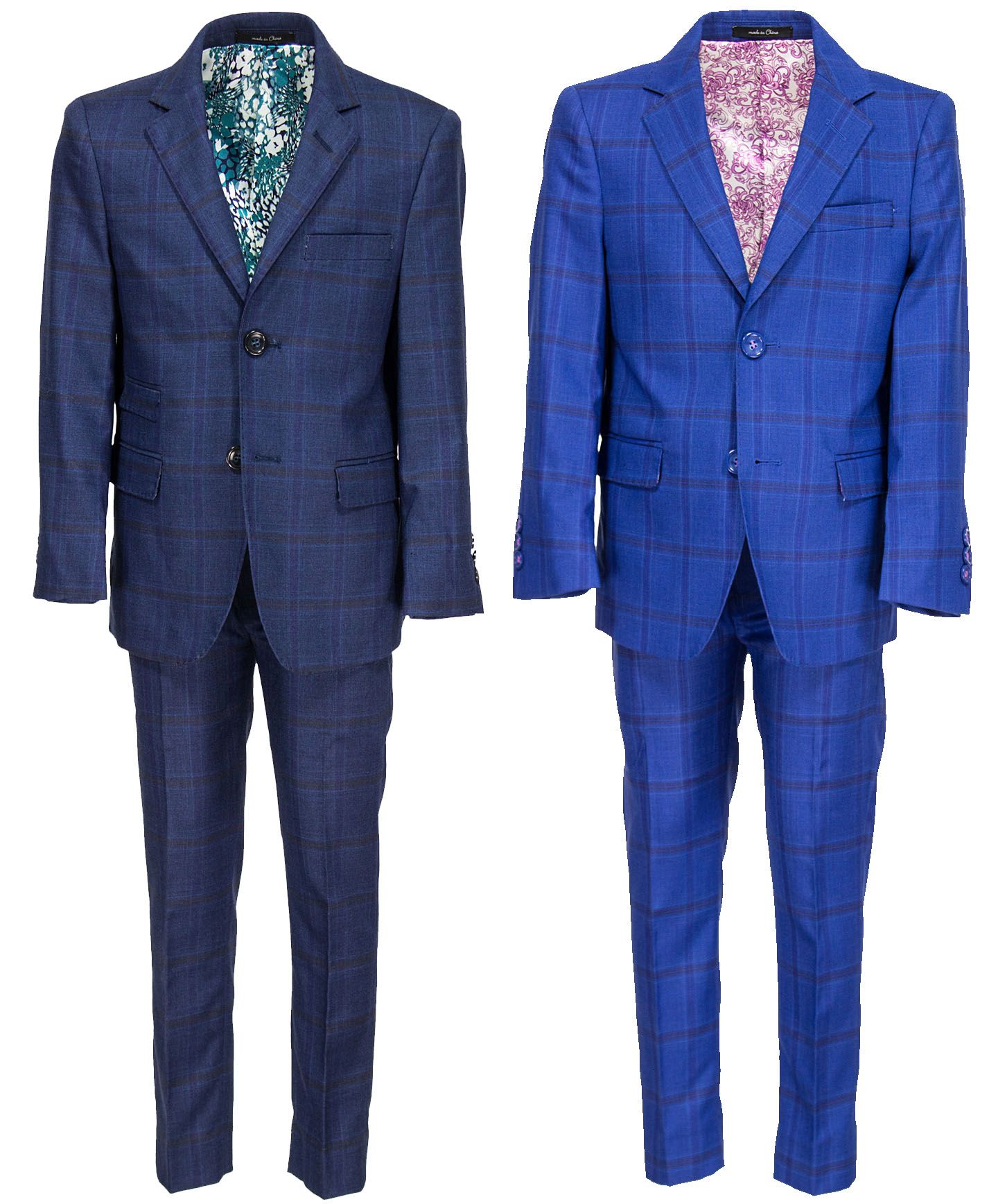 T.O. Boys Plaid Suit - Slim, Classic, & Husky Fits - colors