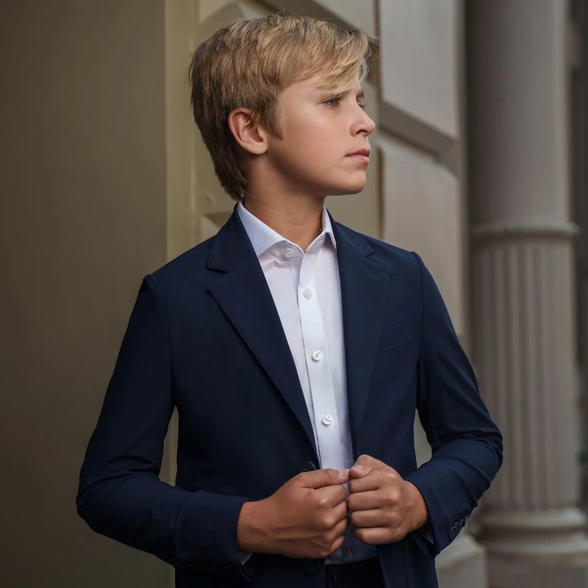 T.O. BOYS SLIM FIT PERFORMANCE BLAZER - Image 2