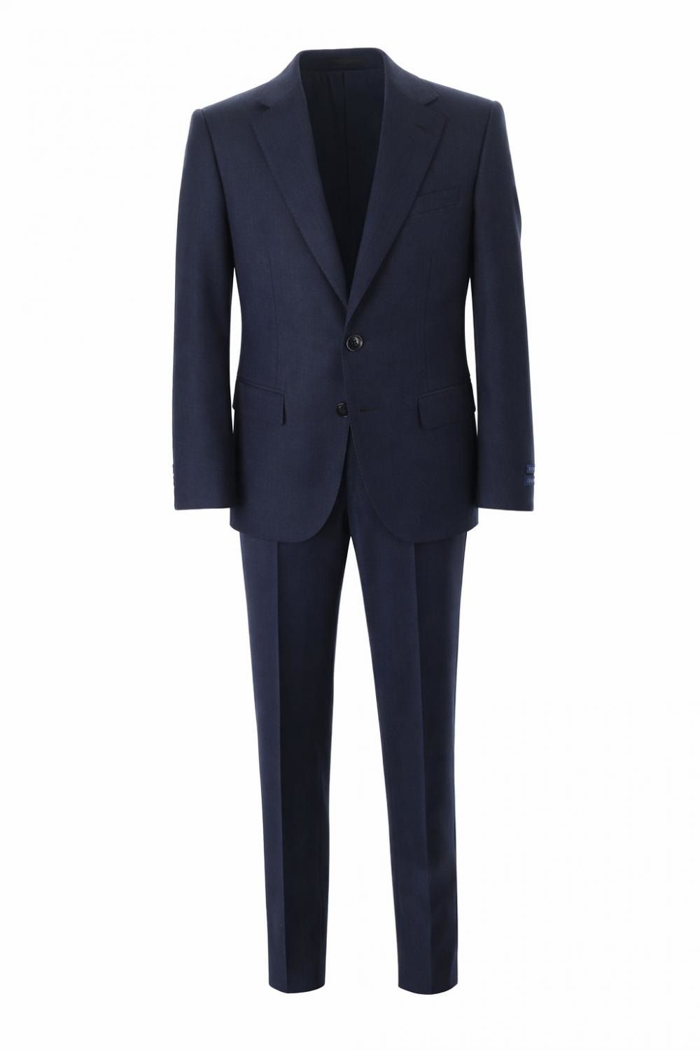T.O. CENTRION BOYS SLIM FIT WOOL NAVY FASHION SUIT