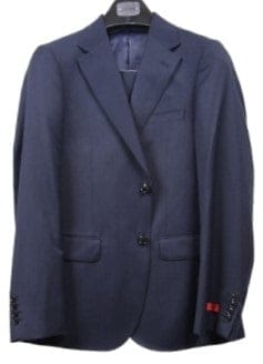 T.O. CENTRION MENS CLASSIC FIT NAVY DESIGN WOOL SUIT