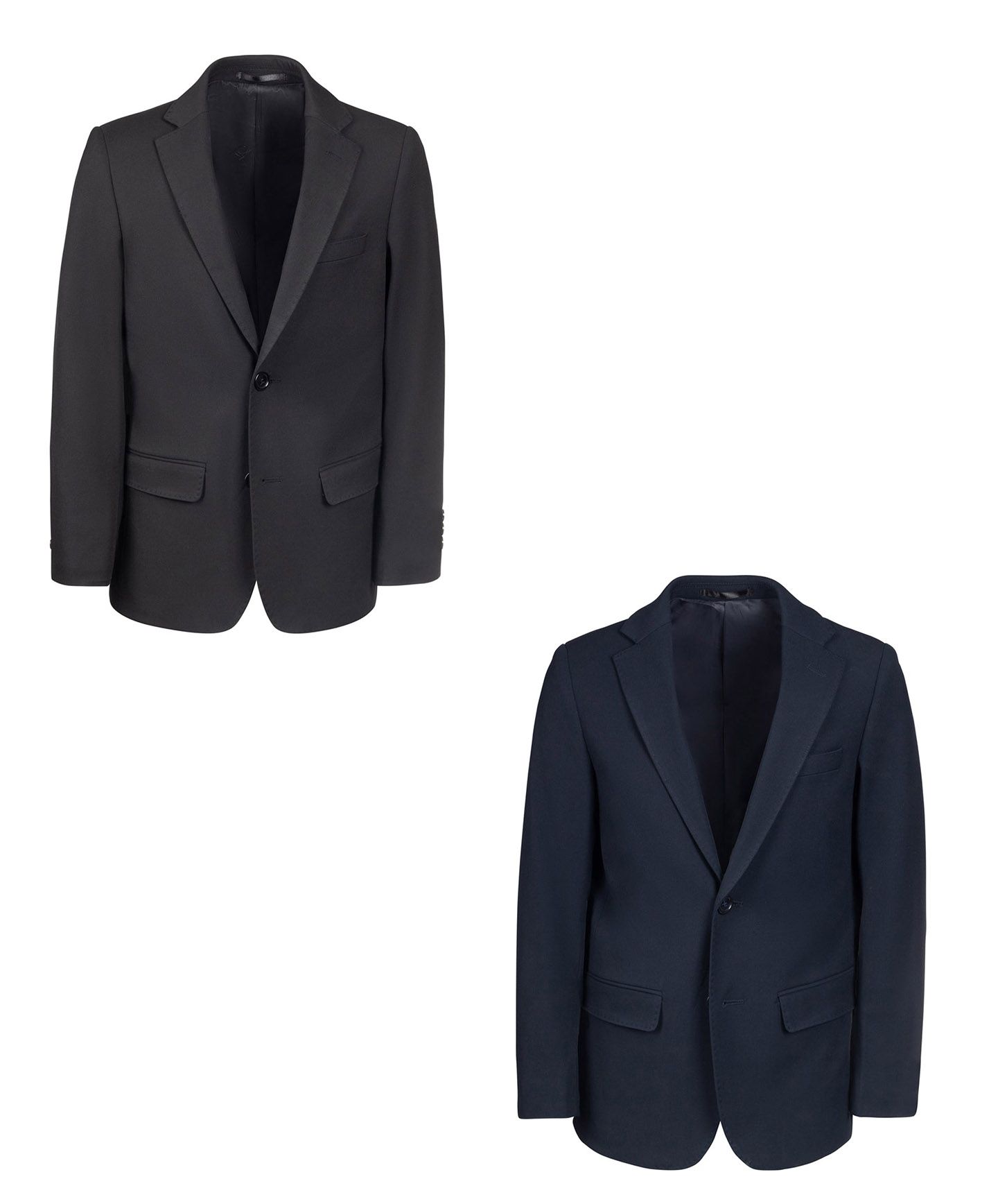 T.O. COLLECTION Boys HUSKY Fit Microfiber Blend FLEX Solid Blazer - FLEXHJ