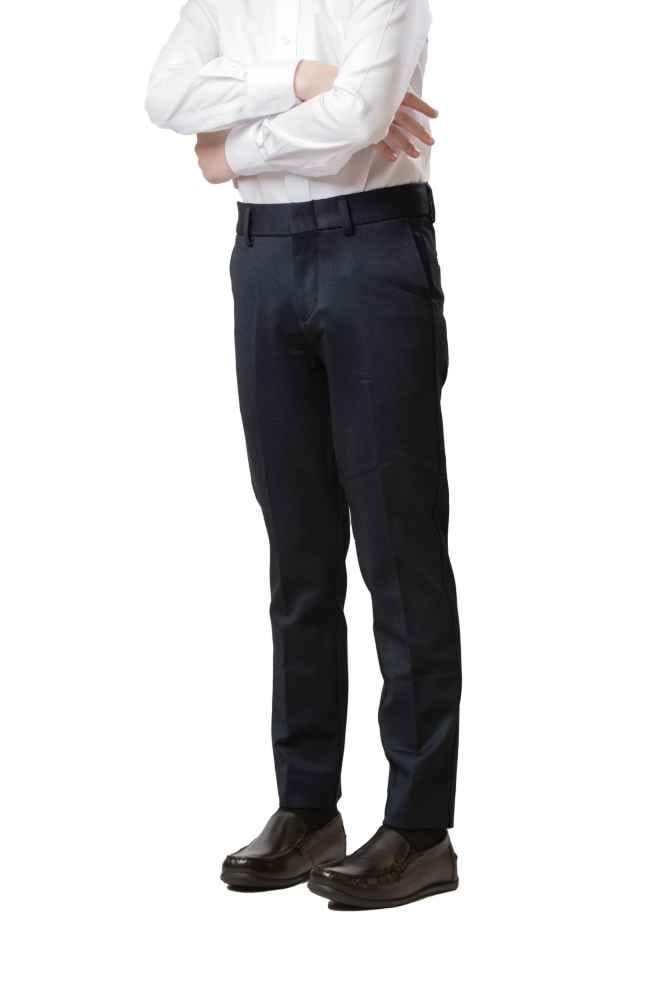 T.O. COLLECTION MENS SLIM FIT PINDOT NAVY PANTS - A78093-3
