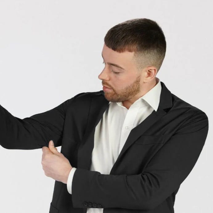 T.O. MENS CLASSIC FIT PERFORMANCE BLAZER - Image 3