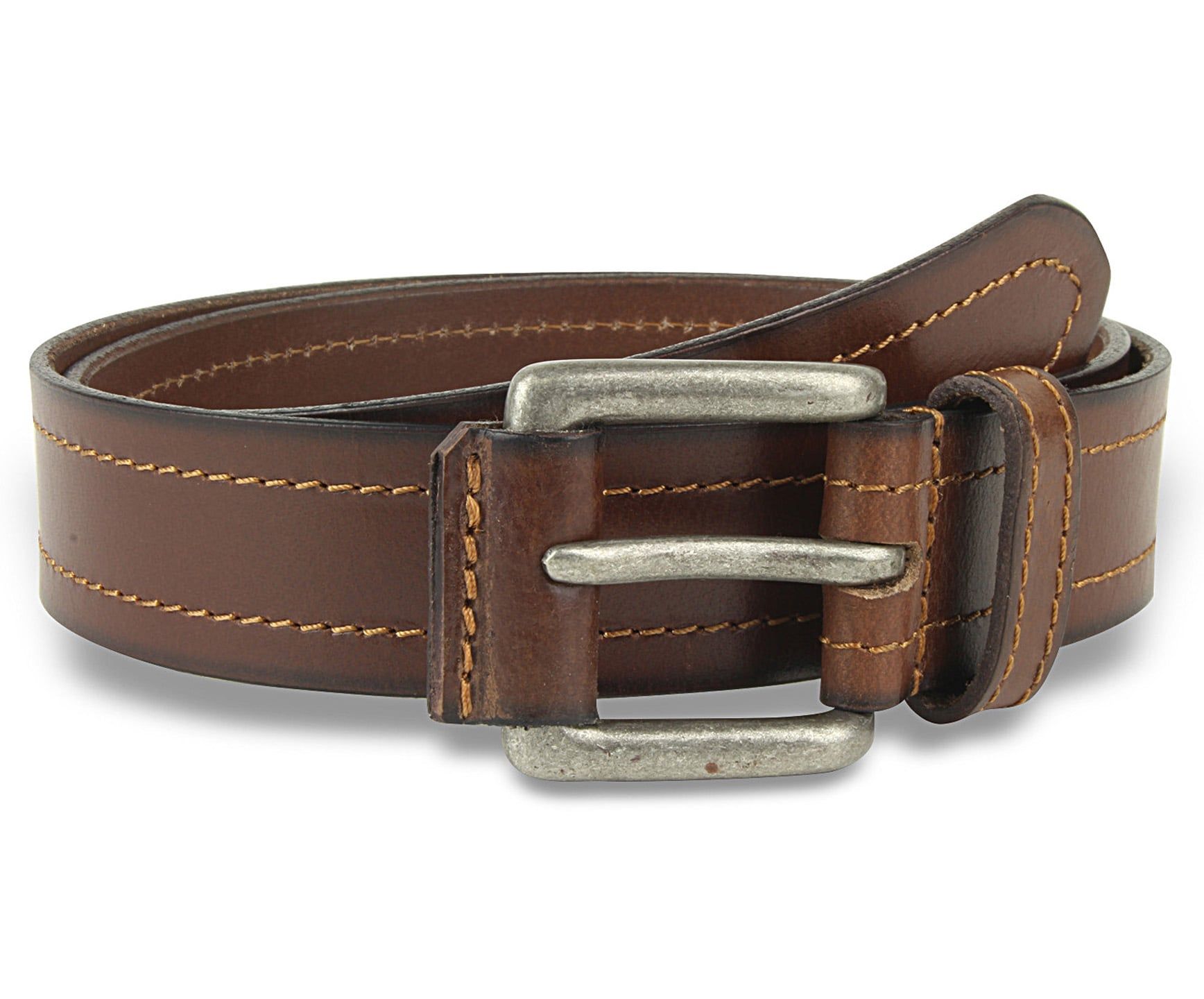 TALLIA Men's Brown Jean Leather Belt - Boytique % TALLIA Men's Brown Jean Leather Belt - Boytique %