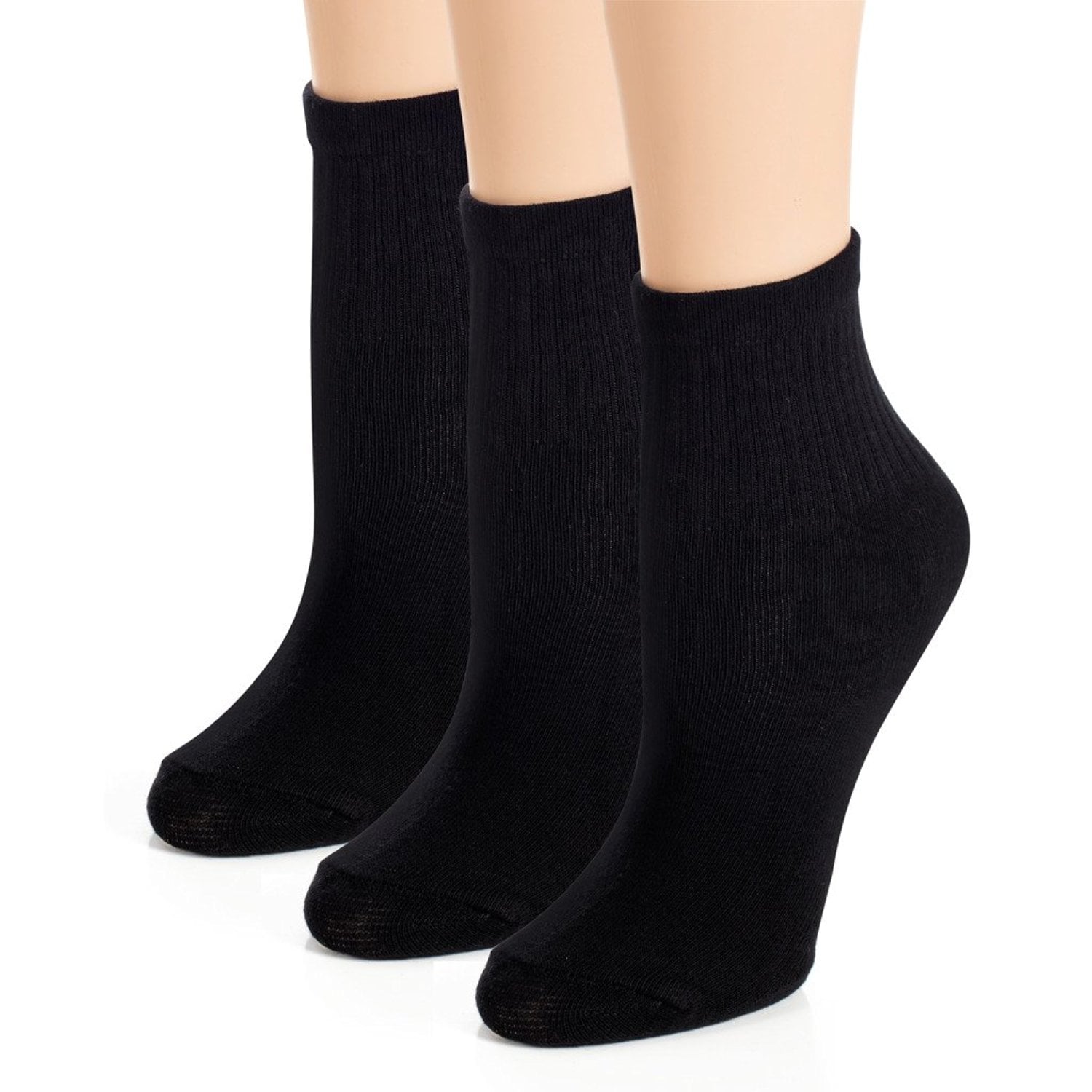 TOP FIT Mens 80% Cotton Crew Dress Socks - 3 Pack