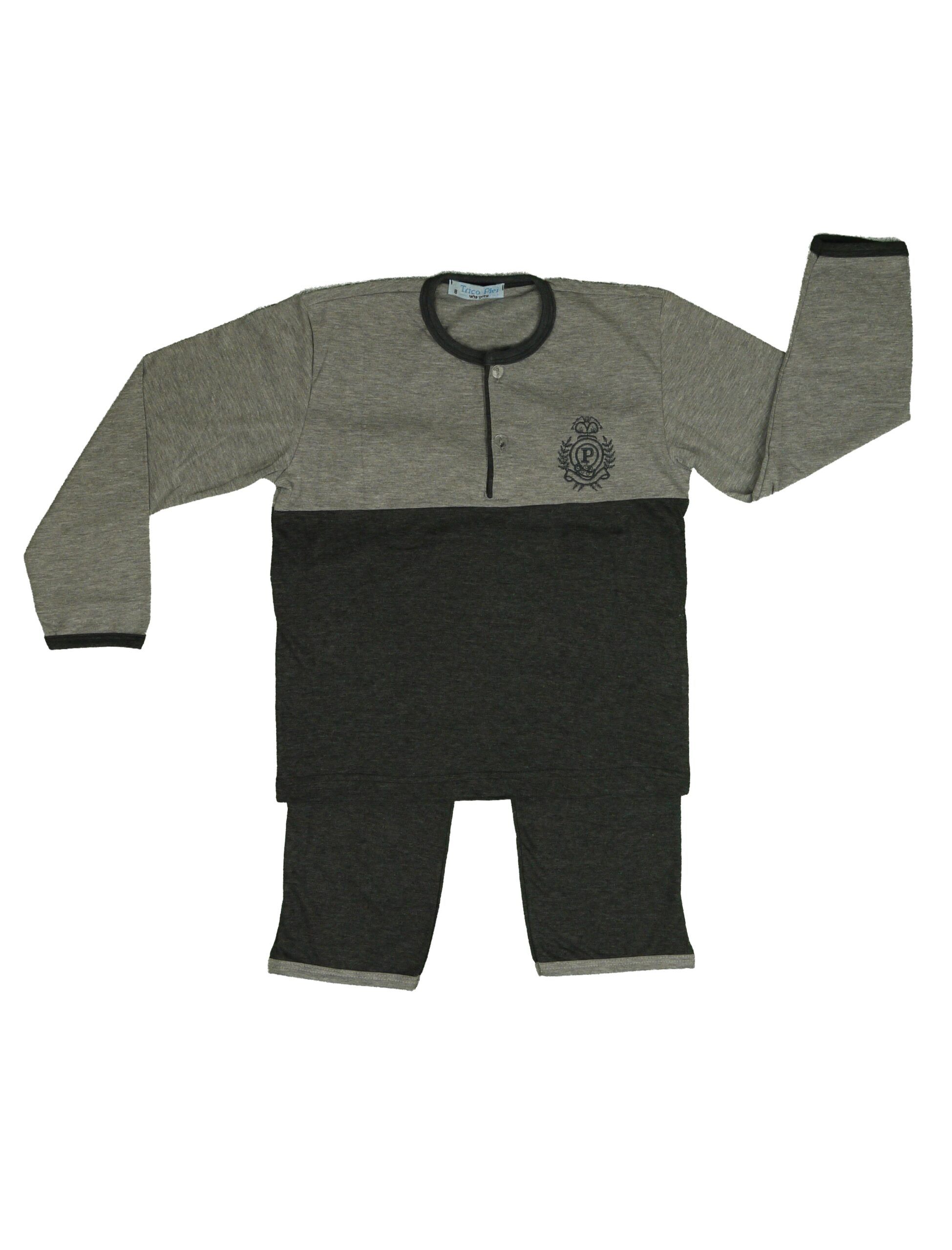 TRICO PLEI Boys Charoal / Grey Pajama Set
