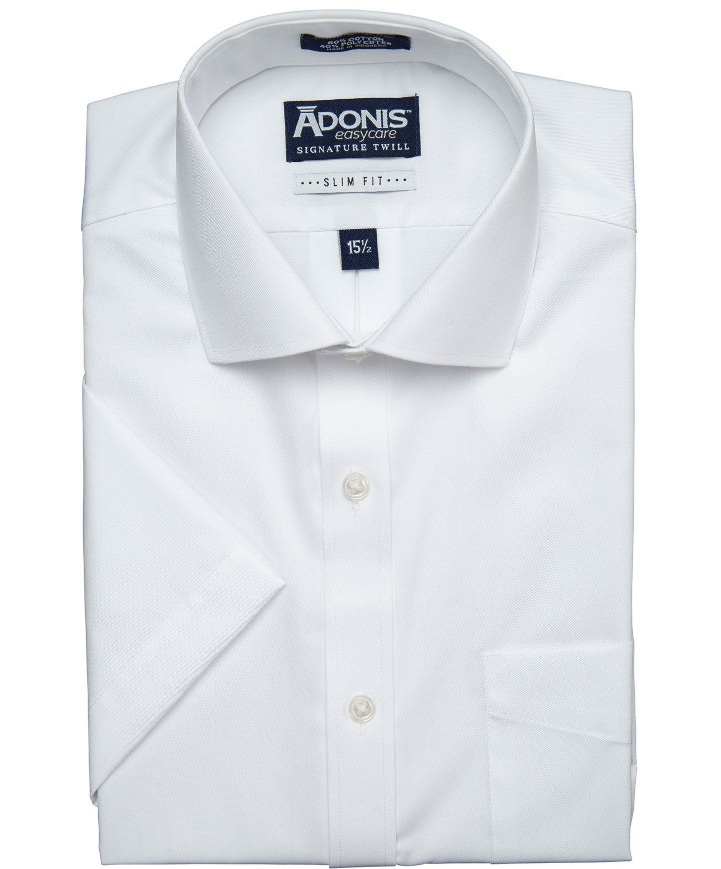 Men's short sleeve white dress shirt slim fit shop