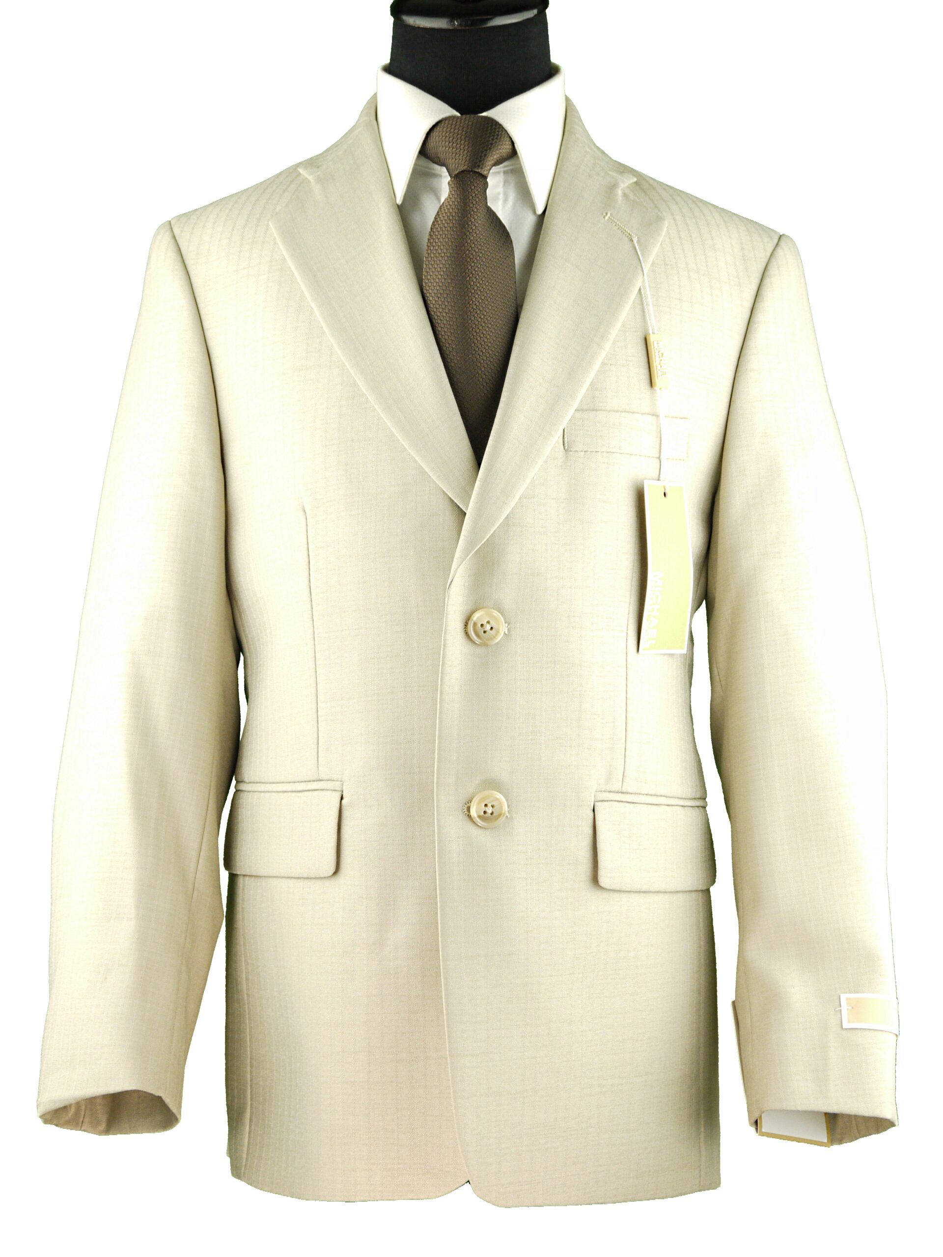 MICHAEL KORS Boys Classic Fit Tan Suit Boytique