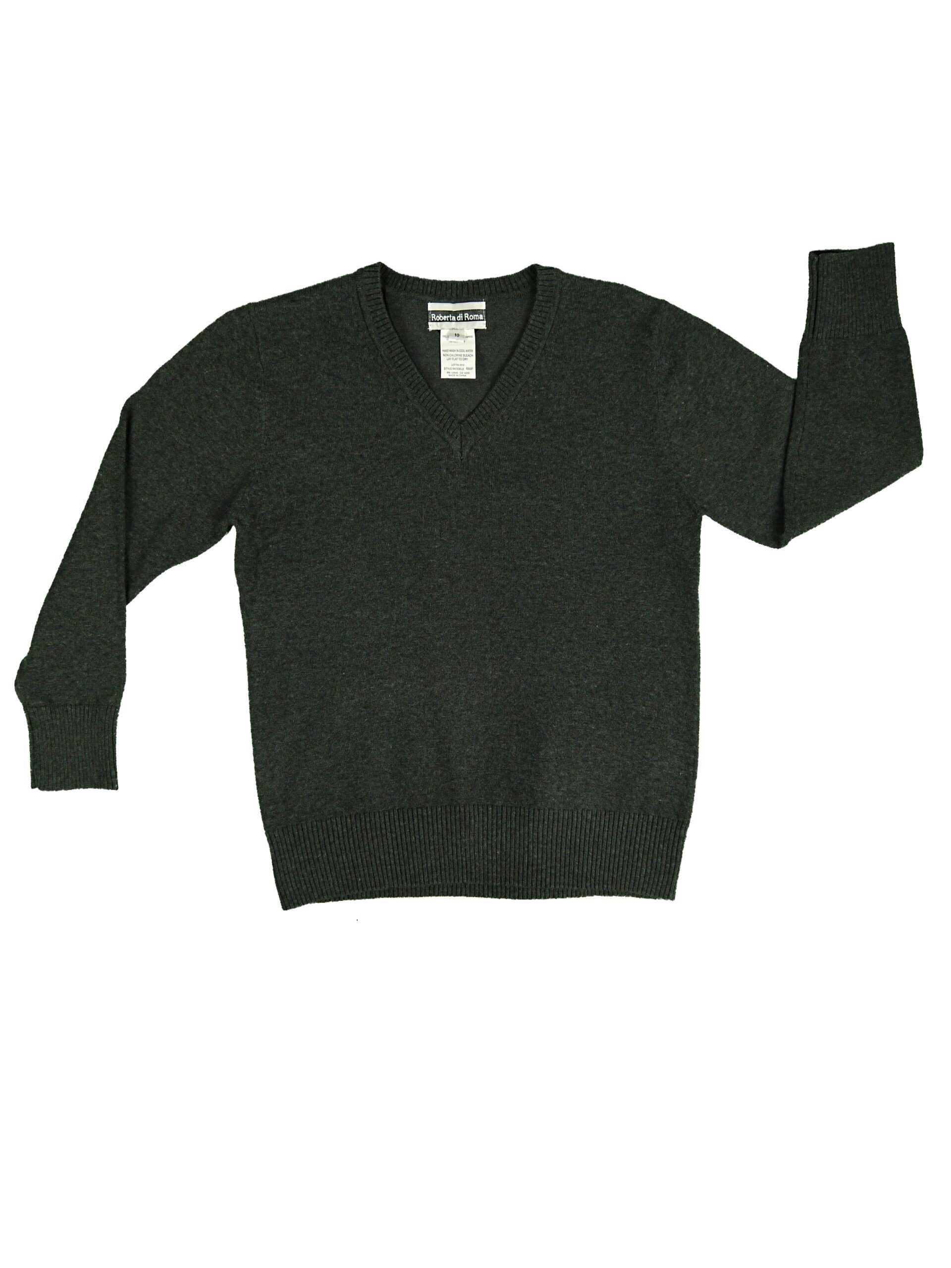 Boys black v neck sweater clearance