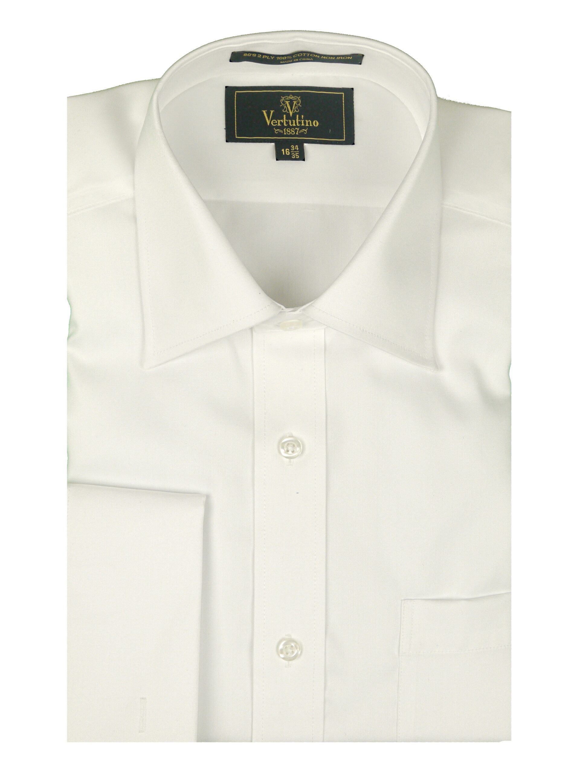 Mens white dress outlet shirt for cufflinks