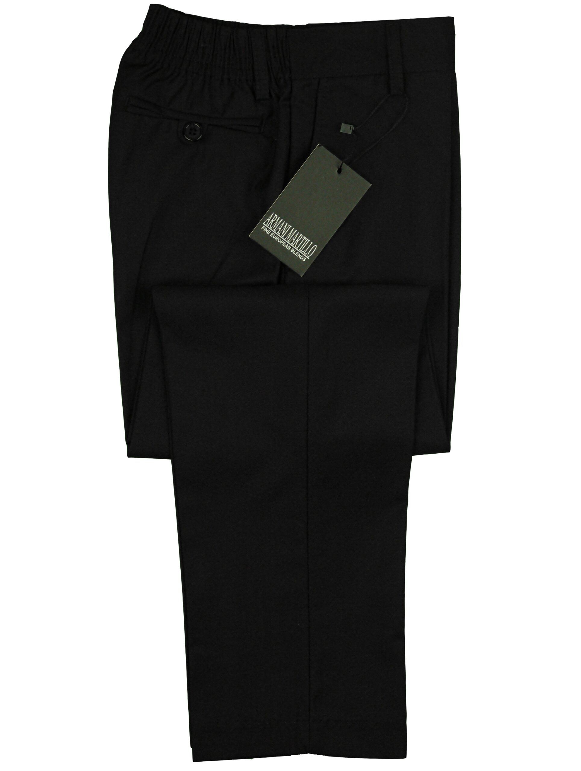 ARMANDO MARTILLO Boys Classic Husky Fit Elastic Back Dress Pants 602P 606 H Boytique