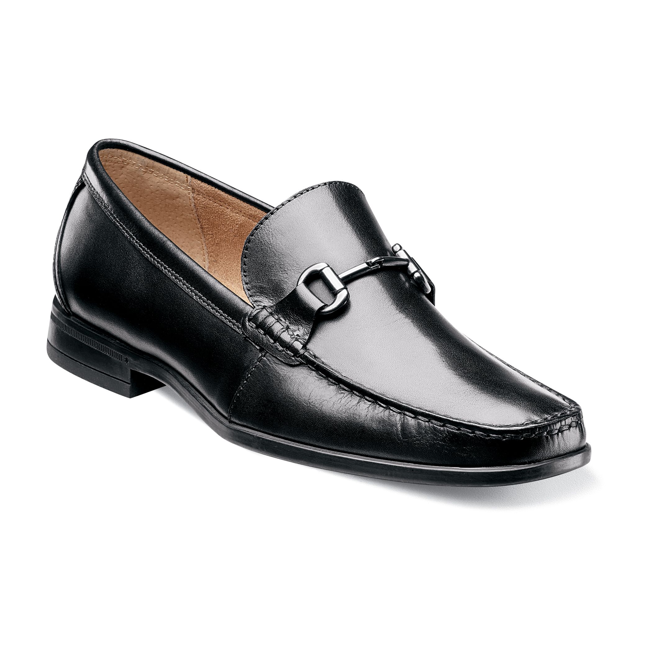 NUNN BUSH Mens Glendale Bit Metal Strap Slip On Memory Foam