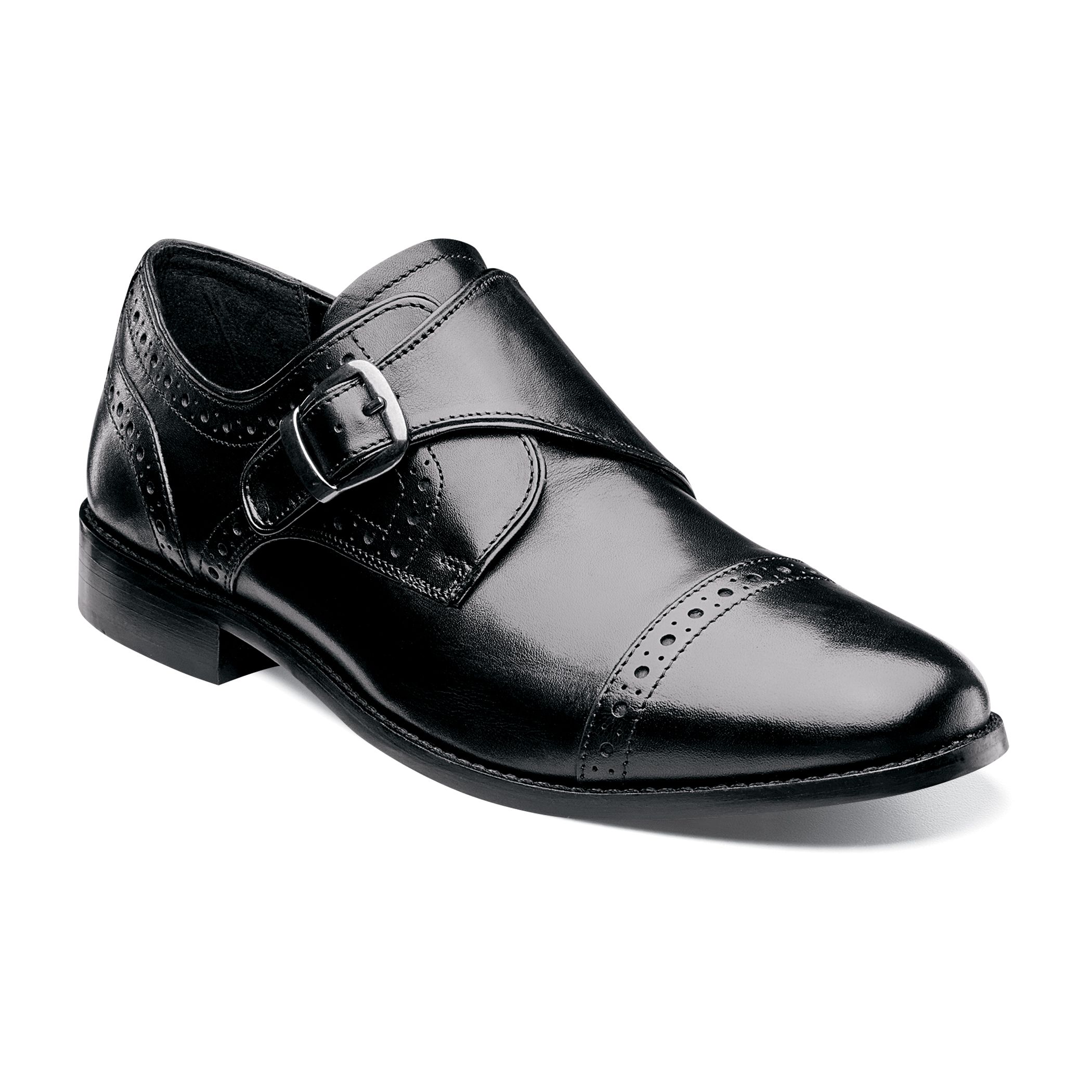 NUNN BUSH Mens Newton Metal Buckle Slip On Gel Sole Dress