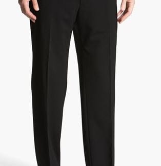 Tazio Mens Classic Fit Black Dress Pants - Boytique %