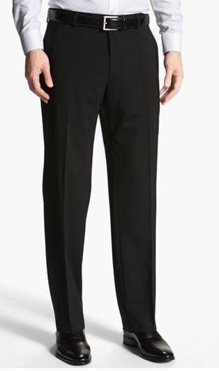 RGM Mens Slim fit Dress Pants Flat-Front - Modern Formal Business Wrinkle Free No Iron - Large Sizes main image 0