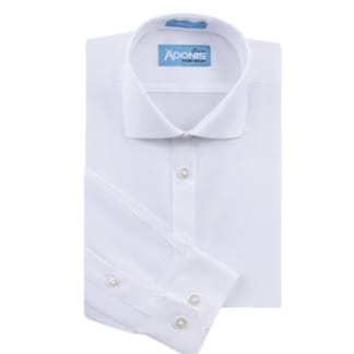 ADONIS BOYS CLASSIC FIT LONG SLEEVE COTTON DRESS SHIRT LITE DESIGN