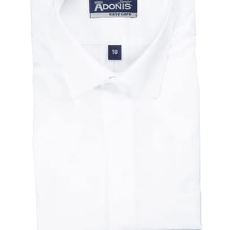 ADONIS Boys Classic Fit Long Sleeve Easy Care Cotton Blend Pinstripe Dress Shirt