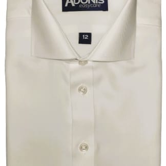 ADONIS BOYS LONG SLEEVE CLASSIC FIT COTTON BLEND UPTOWN TWILL DESIGN DRESS SHIRT