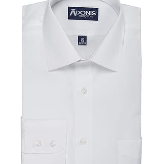 ADONIS Men Classic Fit Long Sleeve Wrinkle Free New Diamond Dress Shirt