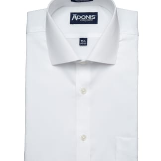 ADONIS Mens Long Sleeve Classic Fit Cotton Blend Ritzy Design Dress Shirt