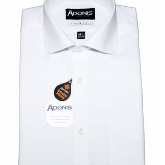 ADONIS Mens Slim Fit Long Sleeve Cotton Blend Klassy Design Dress Shirt