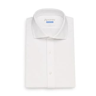 ADONIS Mens Super Stretch Short Sleeve Slim Fit Dress Shirt