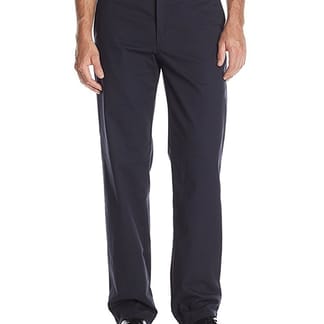 AKA Men Skinny Fit 100% cotton Flat Front Black Casual Pants 10735