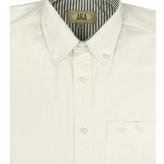 AKA Mens Classic Fit Long Sleeve 100% Cotton Button Down Collar Dress Shirt