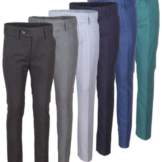 ALFA PERRY BOYS SKINNY FIT DRESS PANTS