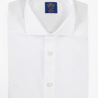 ALFA PERRY MENS SLIM FIT 100% COTTON LONG SLEEVES DRESS SHIRT