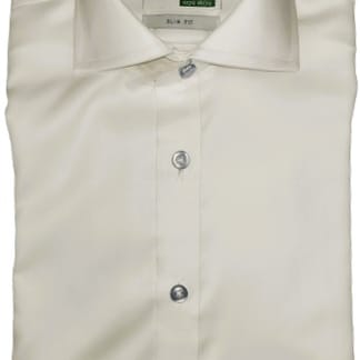 ALVISO BOYS SLIM FIT LONG SLEEVE CONTRAST COTTON NON IRON DRESS SHIRT- 4503
