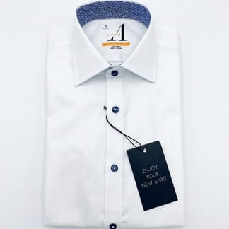 ALVISO SHORT SLEEVE 4581 SLIM CONTRAST BOYS SHIRT