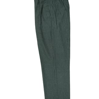 ARMANDO MARTILLO Boys Classic Fit Grey Stripe Dress Pants