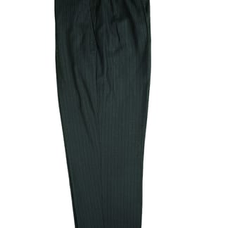 ARMANDO MARTILLO Boys Classic Fit Navy Stripe Dress Pants