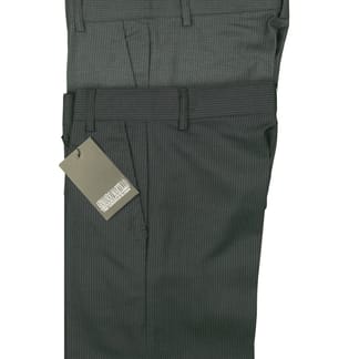 ARMANDO MARTILLO Boys Striped Slim Fit Flat Front Adjustable Waist Dress Pant