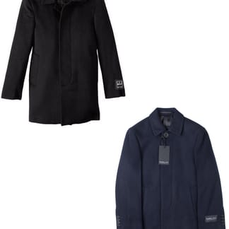 Quilted wool coat deals