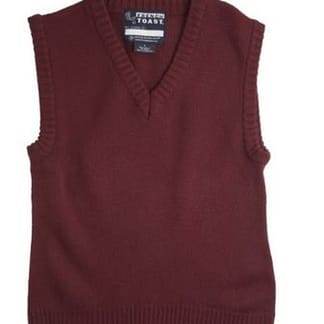 FRENCH TOAST Boys Burgundy Knit Vest