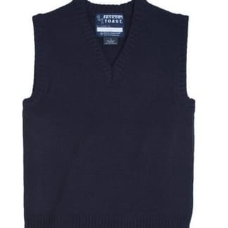 FRENCH TOAST Boys Navy Knit Vest