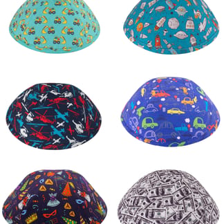 IKIPPAH BOYS AND MENS NOVELTY YARMULKA ASSORTED DESIGN