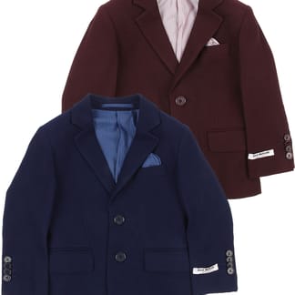 ISAAC MIZRAHI Boys Cotton Solid Knit Blazer - Colors - Boytique %