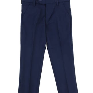 ISAAC MIZRAHI Boys Skinny Fit Birdeye Design Dress Pants
