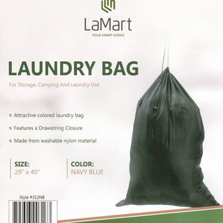 LA MART Laundry Bag For Storage Camping And Laundry Use 29" X 40" 312 -6- Colors