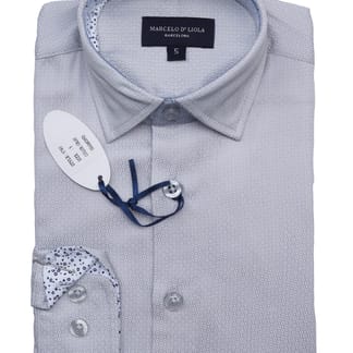 LEO & ZACHARY Boys Long Sleeve Cotton Blend Design Dress Shirt 5783