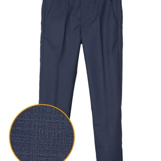 LEO & ZACHARY Boys Slim Fit Adjustable Waist Graph Dress Pants - Blue