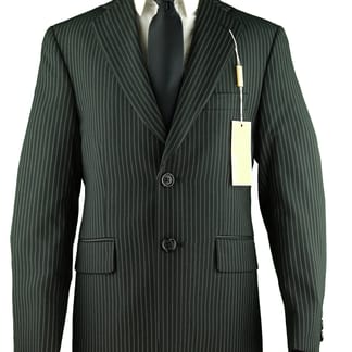 MICHAEL KORS Boys Classic Blacke Pinstripe Fit Suit