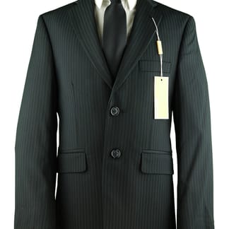 MICHAEL KORS Boys Classic Fit Blue Pinstripe Suit