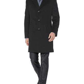 MICHAEL KORS MADISON MENS WOOL CASHMERE BLEND TOPCOAT