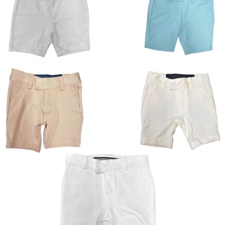 MINILLI Boys Skinny Fit Stretch Microfiber Blend Dress Shorts Boytique