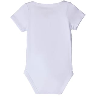 MINIOI BABY AND TODDLER COTTON RICH SOLID WHITE SHORT SLEEVE BODYSUITS 3-PACK