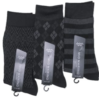 MIO MARINO DESIGN MENS SOCKS SINGLE PACK ASSORTED - MMS079